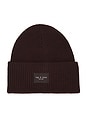view 1 of 2 Blake Wool Blend Beanie in Brown