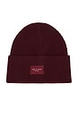 view 1 of 2 Blake Wool Blend Beanie in Pomegranate