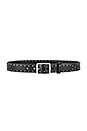 view 1 of 3 Boyfriend Belt in Black Studs