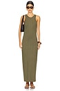 view 1 of 3 Luca Tank Dress in Dark Olive