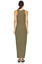 view 3 of 3 Luca Tank Dress in Dark Olive