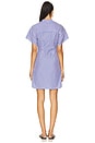 view 3 of 4 VESTIDO LISTRADO EM POPELINE GRETCHEN in Navy Stripe