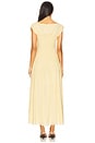 view 3 of 3 Skye Dress in Pale Gold