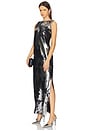 view 2 of 3 Margaret Metallic Dress in Silver Multi