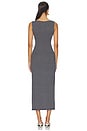 view 3 of 4 The Knit Button Tie Stripe Dress in Sal Multi