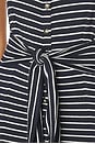 view 4 of 4 The Knit Button Tie Stripe Dress in Sal Multi