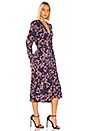 view 2 of 3 Odette Dress in Violet Flower