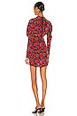view 3 of 3 ROBE STEPHANIE in Red Multi