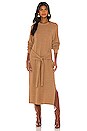 view 1 of 3 Alnai Sweater Dress in Camel Heather