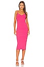 view 2 of 3 Asher Backless Rib Dress in Magenta