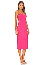 view 3 of 3 Asher Backless Rib Dress in Magenta