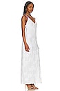 view 2 of 4 Larissa Embroidered Slip Dress in White