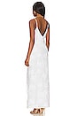 view 3 of 4 Larissa Embroidered Slip Dress in White