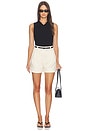 view 5 of 6 Neila Ponte Shorts in Birch