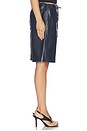 view 3 of 6 Claire Faux Leather Short in Navy