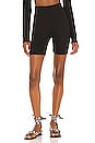 view 1 of 4 The Knit Rib Bike Short in Black