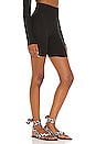 view 2 of 4 The Knit Rib Bike Short in Black