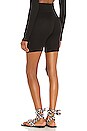 view 3 of 4 The Knit Rib Bike Short in Black