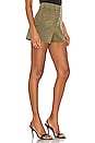 view 2 of 4 Super High Rise Military Shorts in Dusty Olive