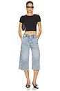view 5 of 6 Jamie High Rise Tailored Culotte in Pacific