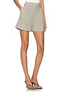 view 2 of 6 Neila Short in Light Taupe