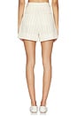 view 4 of 6 SHORT À RAYURES NEILA in White Stripe