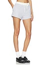 view 2 of 6 Vintage Terry Mix Media Sweatshort in in Heather Grey