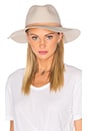 view 1 of 4 Wide Brim Fedora in Tan