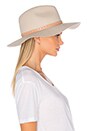 view 2 of 4 Wide Brim Fedora in Tan
