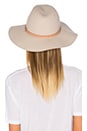 view 3 of 4 Wide Brim Fedora in Tan