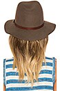 view 3 of 4 Floppy Brim Fedora in Pecan