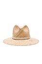 view 3 of 3 Raffia Wide Brim Hat in Natural Raffia
