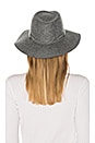 view 2 of 3 Zoe Fedora in Light Heather Grey