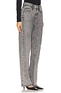 view 2 of 6 Featherweight Logan Mid Rise Wide Leg in Slate Grey