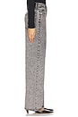 view 3 of 6 Featherweight Logan Mid Rise Wide Leg in Slate Grey