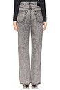 view 4 of 6 Featherweight Logan Mid Rise Wide Leg in Slate Grey
