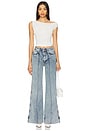 view 5 of 6 Skylar High Rise Trouser in Clementine