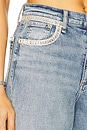 view 6 of 6 Andi High Rise Ankle Wide Leg Jeans in Pacific Jewel