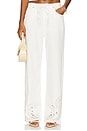 view 1 of 6 Featherweight Phoebe Wide Leg in White Eyelet