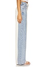 view 2 of 6 Featherweight Logan Wide Leg Jeans in Bleach Stripe