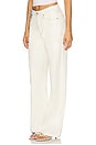 view 3 of 6 Featherweight Logan Wide Leg Jeans in Bleach Stripe