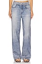 view 1 of 6 Miramar Terry Wide Leg Jeans in Scarlet