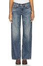 view 1 of 6 Saige Low Rise Relaxed Straight Jeans in Echo