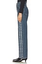 view 3 of 6 Shea Relaxed Straight Jeans in Kingston Stud