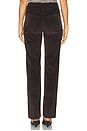 view 4 of 6 Harlow Mid-Rise Straight Pant in Dark Brown
