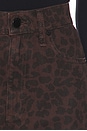 view 6 of 6 Shea Leopard Full Relaxed Straight Jeans in Leopard