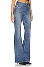 view 2 of 6 Miramar Ponte Dahlia Mid Rise Flare Jeans in Cosmo