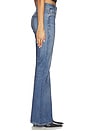 view 3 of 6 Miramar Ponte Dahlia Mid Rise Flare Jeans in Cosmo