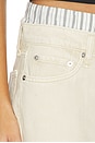 view 6 of 6 Saige Full Boxer Straight Jeans in Sandstripe