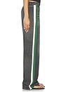 view 3 of 6 Miramar Terry Track Pant Pull On in Green, White & Washed Black